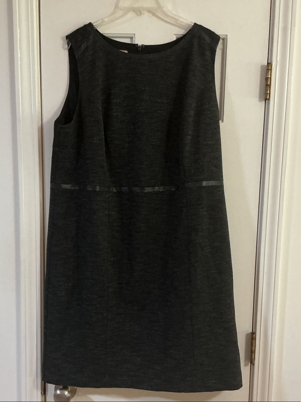 Talbots Charcoal Sleeveless Shift Dress